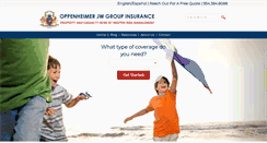 Desktop Screenshot of jwgroupinsurance.com